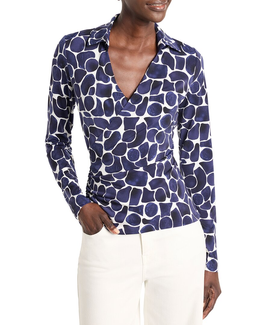 Nic + Zoe Geo Pebble Wrap Top