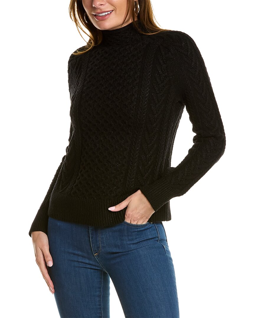 Shop Brooks Brothers Wool-blend Sweater In Black