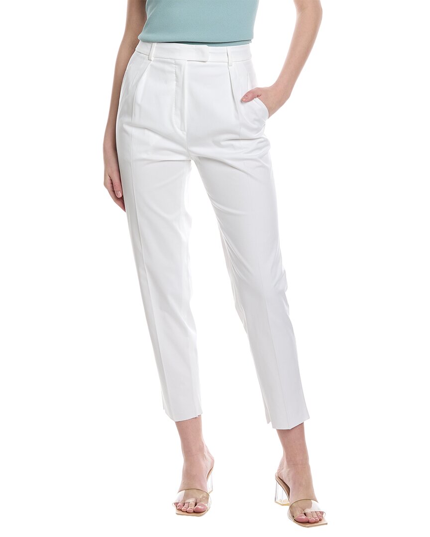 Max Mara Folgore Trouser In White