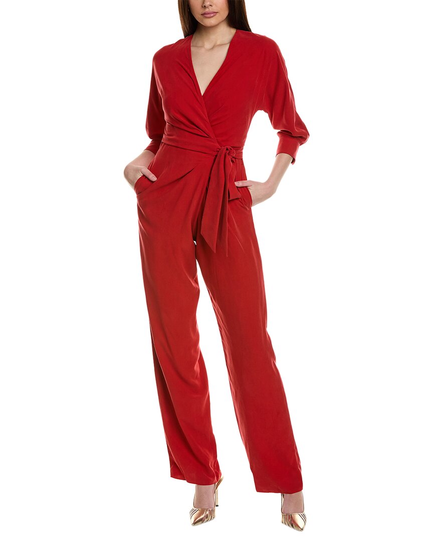 Pre-owned Max Mara Gattoni Jumpsuit Women's In Red