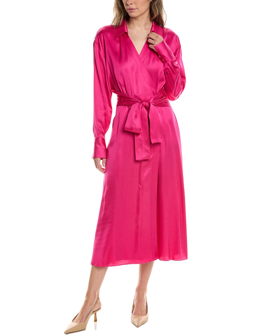 Hugo Boss Daknota Shirtdress In Pink