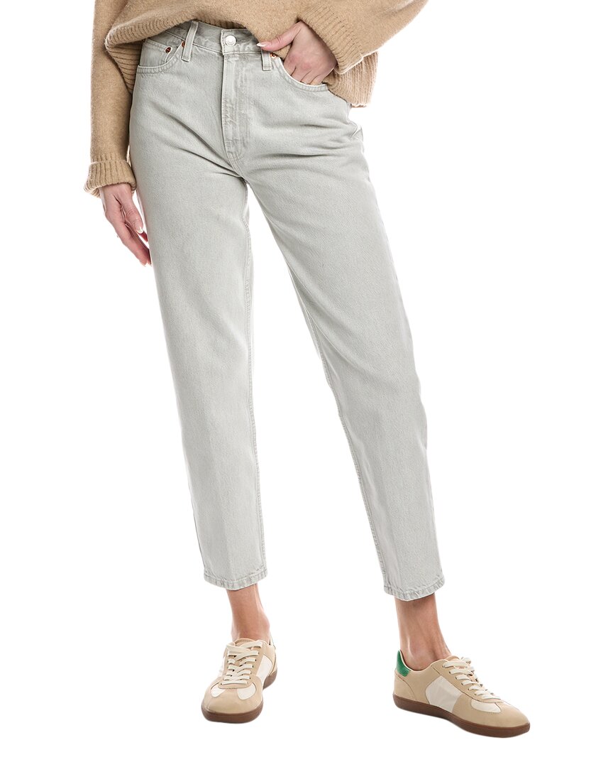 Re/done Taper Jean Coated Quartz Jean