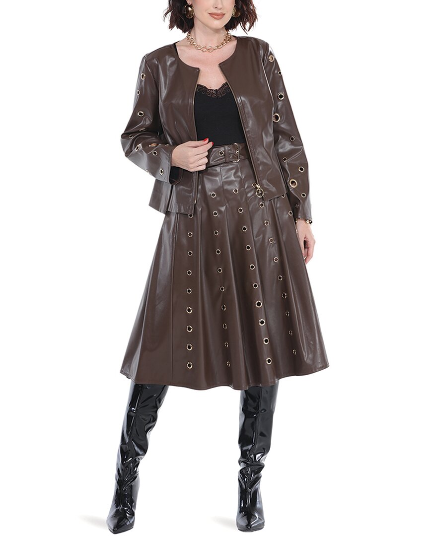 Shop Love The Queen 2pc Jacket & Skirt Set