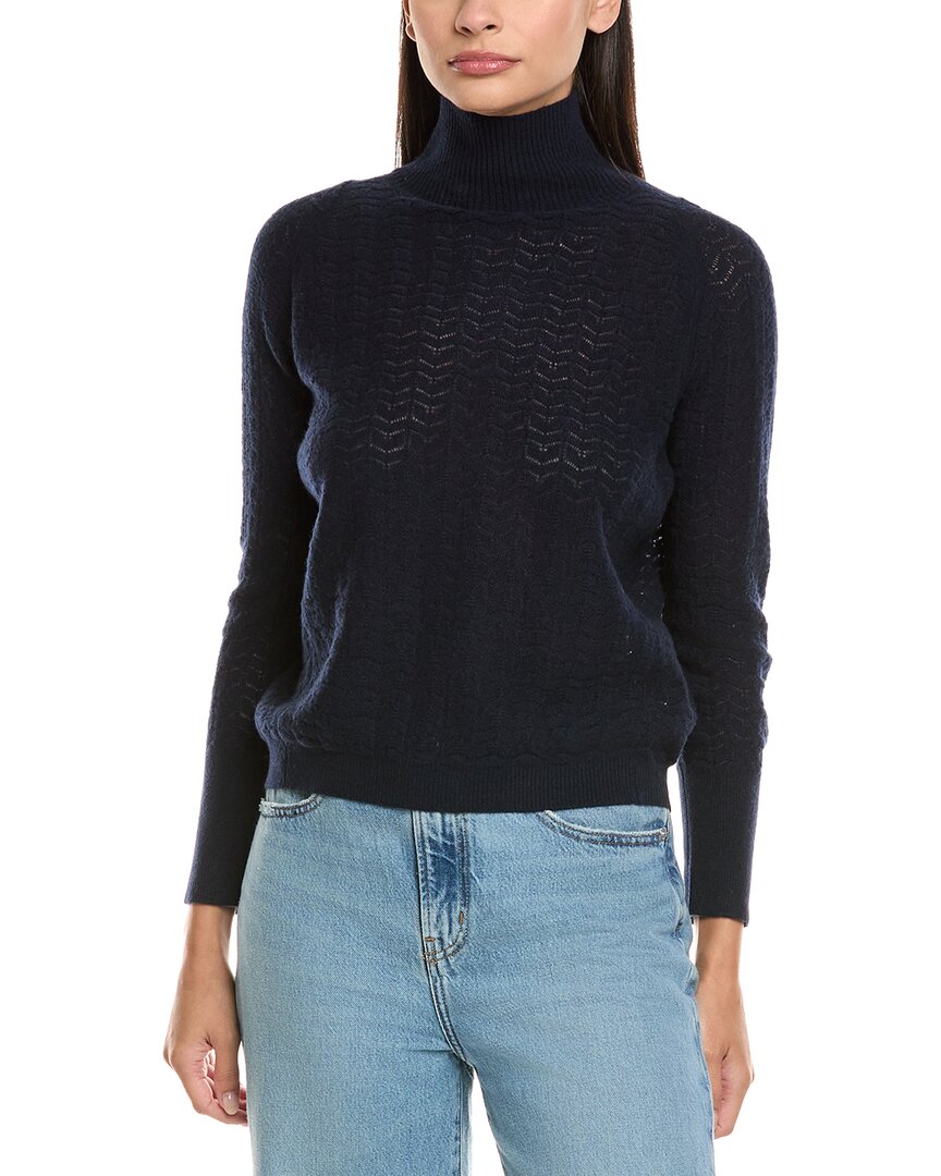 Malo Cashmere Donna Wool & Cashmere-blend Sweater In Blue