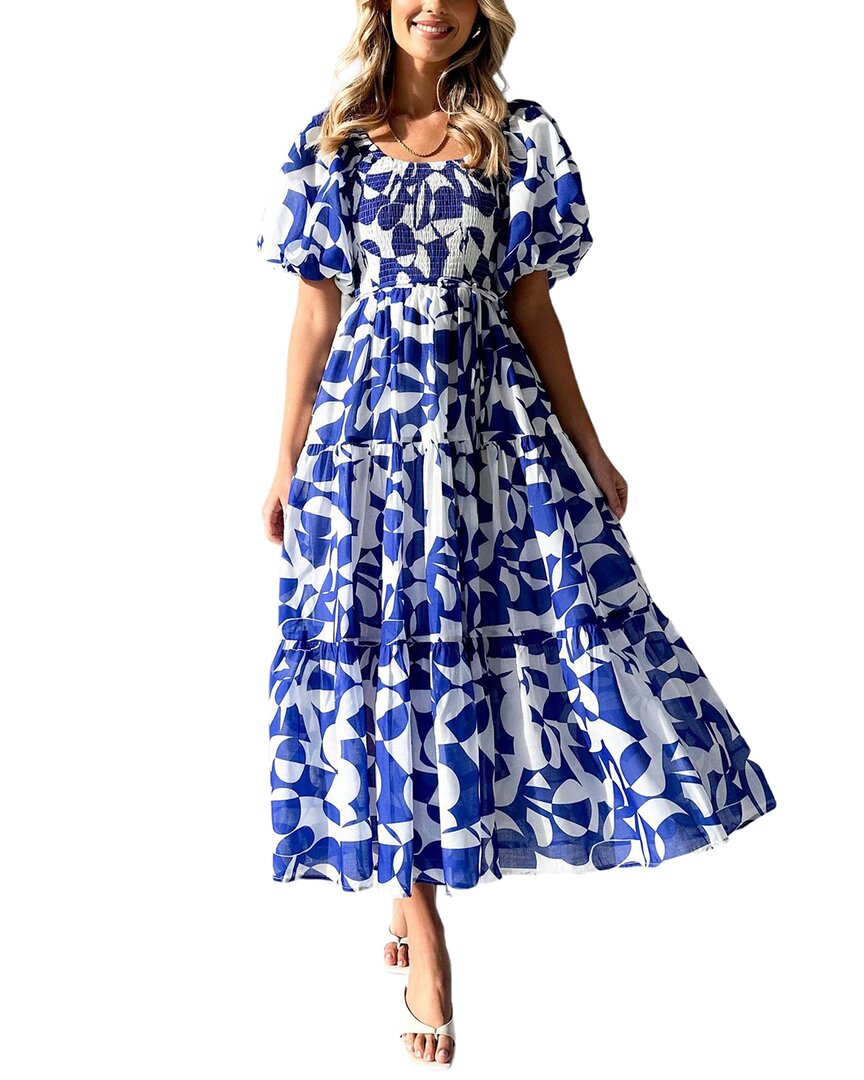 Deli S Midi Dress In Blue