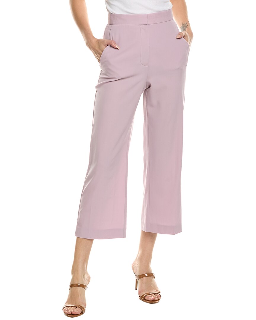 Stella Mccartney Aliya Wool-blend Trouser In Purple
