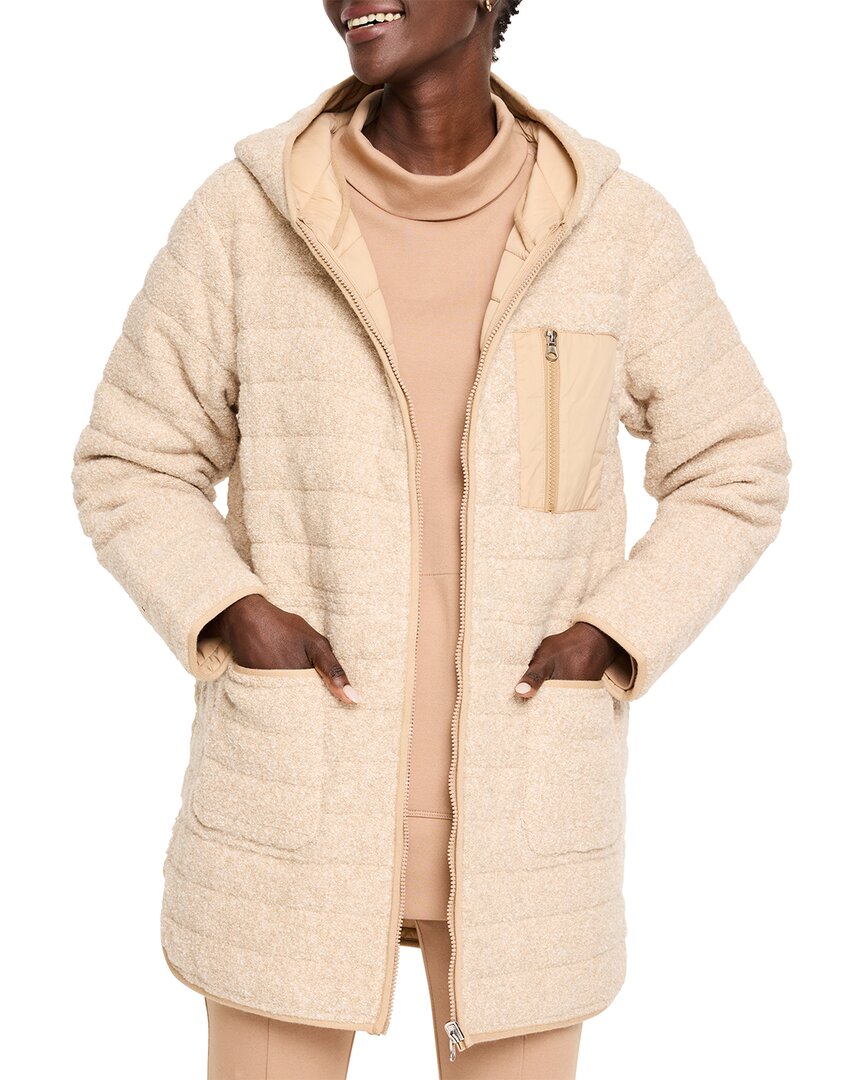 NIC + ZOE NIC + ZOE HOODED QUILTED REVERSIBLE COAT