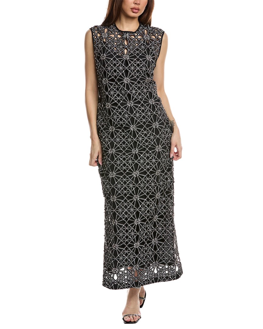 Allsaints Iliana Maxi Dress In Black