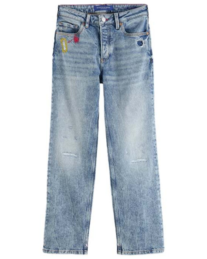 Scotch & Soda The Sky Straight Jeans In Blue
