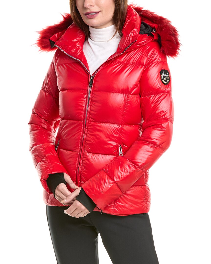 Skea Jocelyn Ultra Puffy Jacket In Red