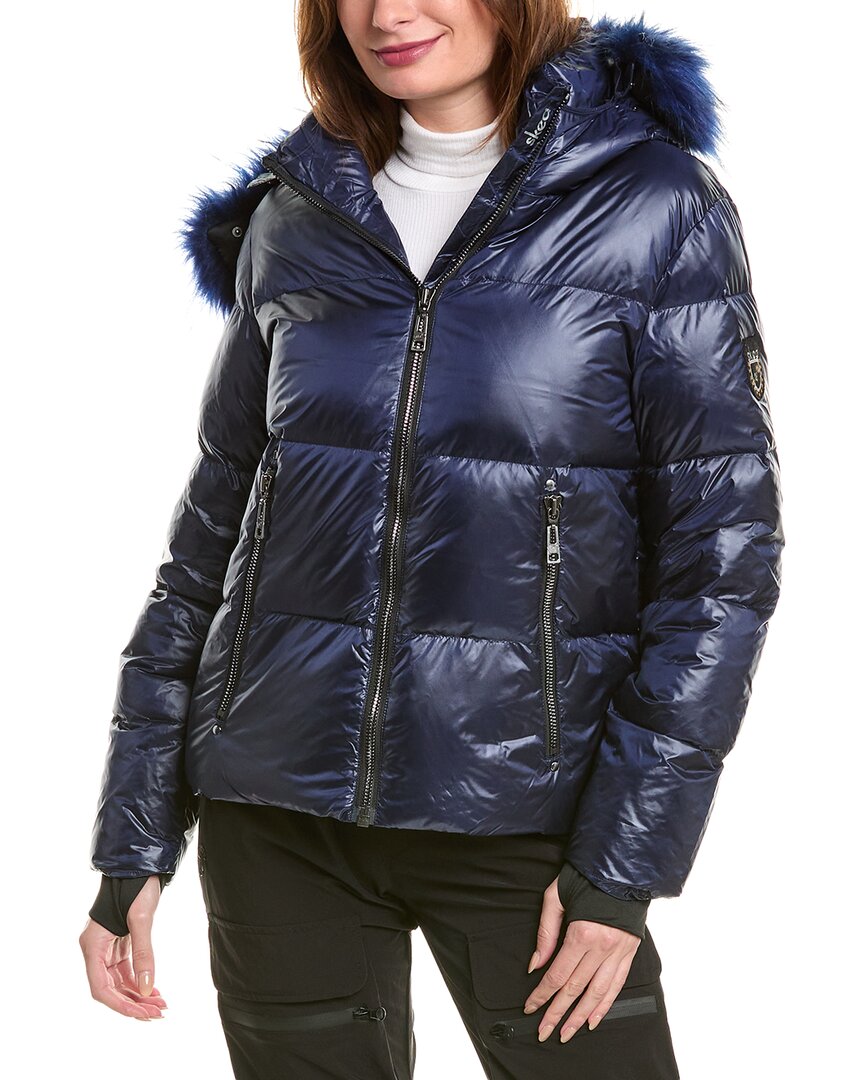 Skea Jocelyn Ultra Puffy Jacket In Blue