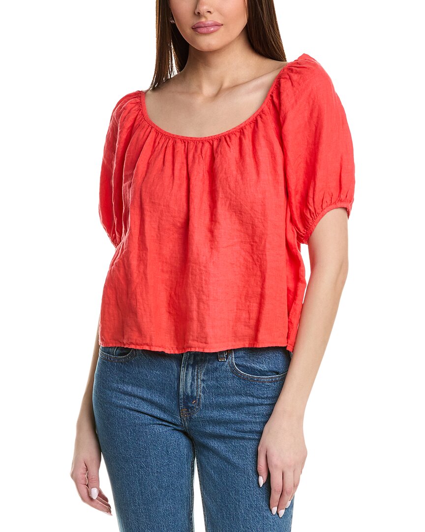 VELVET BY GRAHAM & SPENCER VELVET BY GRAHAM & SPENCER DANA LINEN BLOUSE