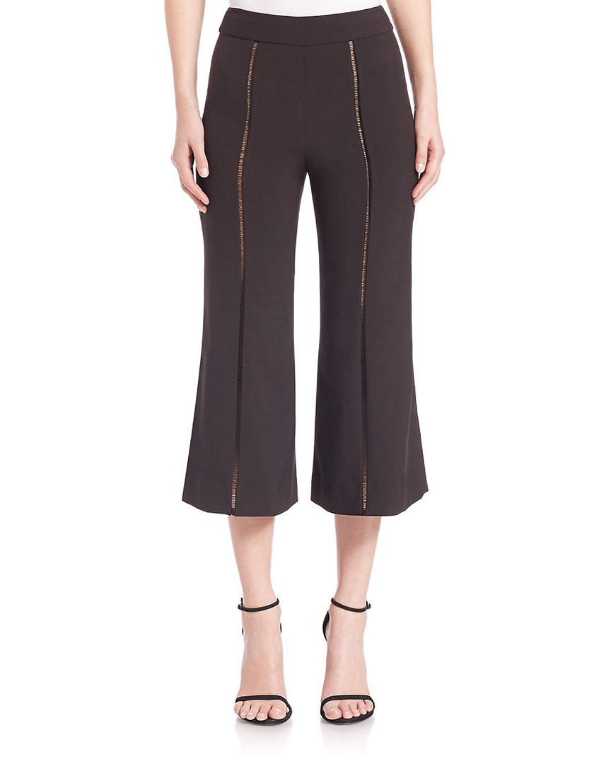 Image of Jonathan Simkhai Crepe Trim Culottes