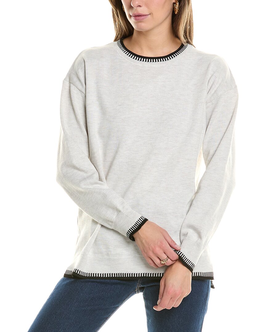 Madison Miles Sweater In Grey