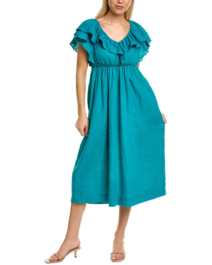Shop Trina Turk Play Linen Midi Dress