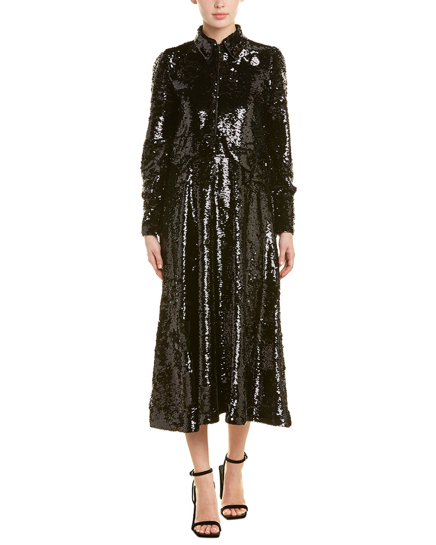 Image of GANNI Sonora Midi Dress