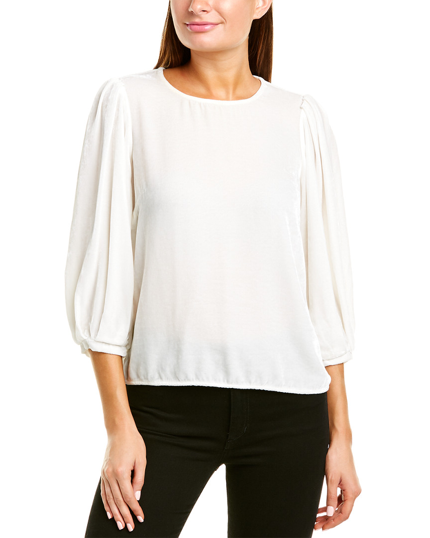 Image of Velvet by Graham & Spencer Brenda Silk-Blend Top