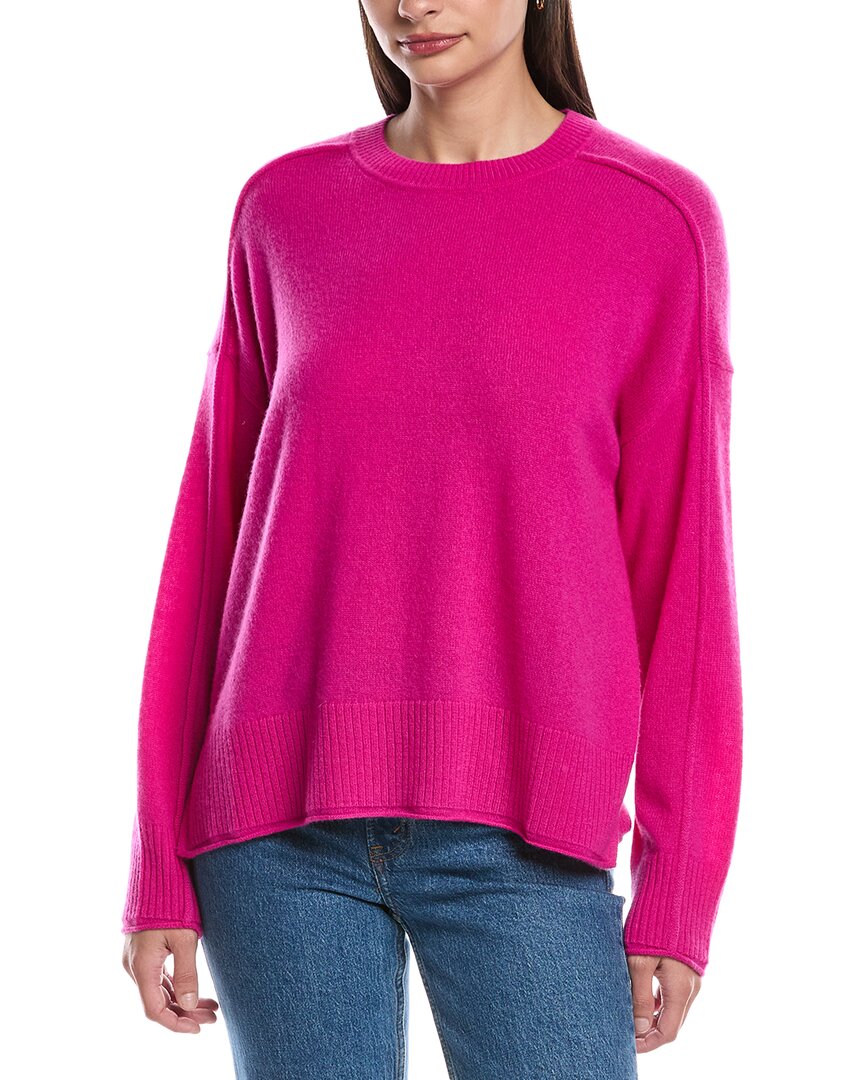 Alashan Cashmere Emilia Crewneck Cashmere Sweater In Pink