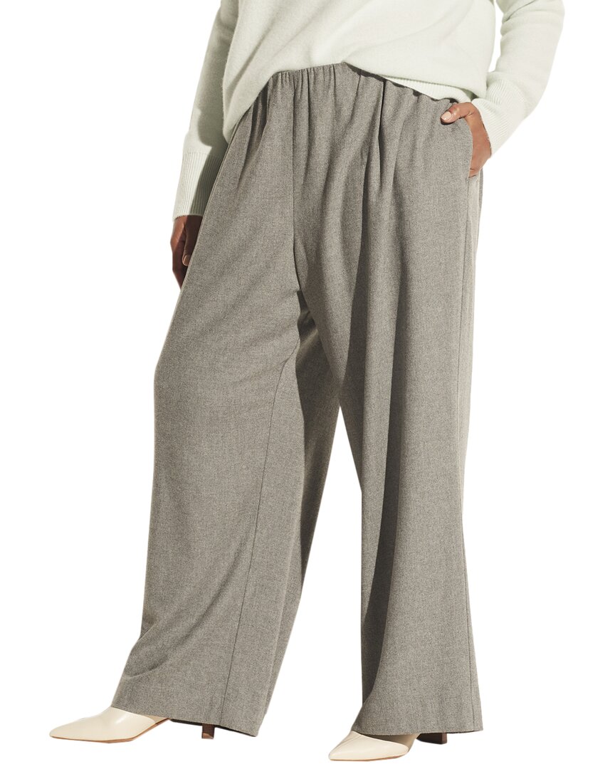 Vince Flannel Wool-blend Pant