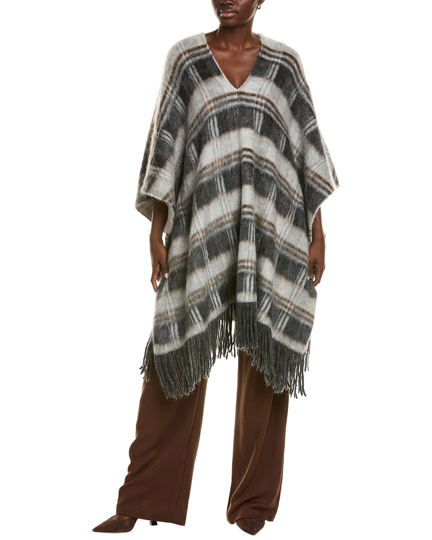 Brunello Cucinelli Wool & Mohair-blend Poncho