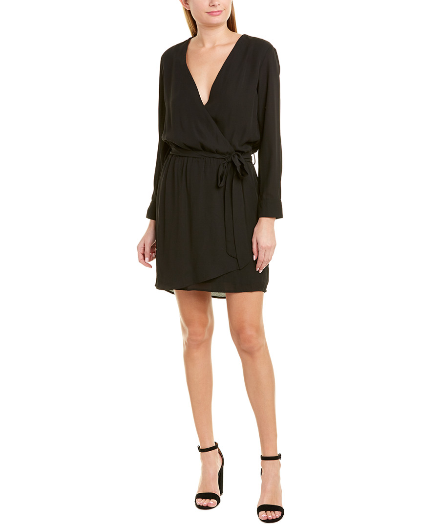 Image of Three Eighty Two Lana Surplice Faux Wrap Dress