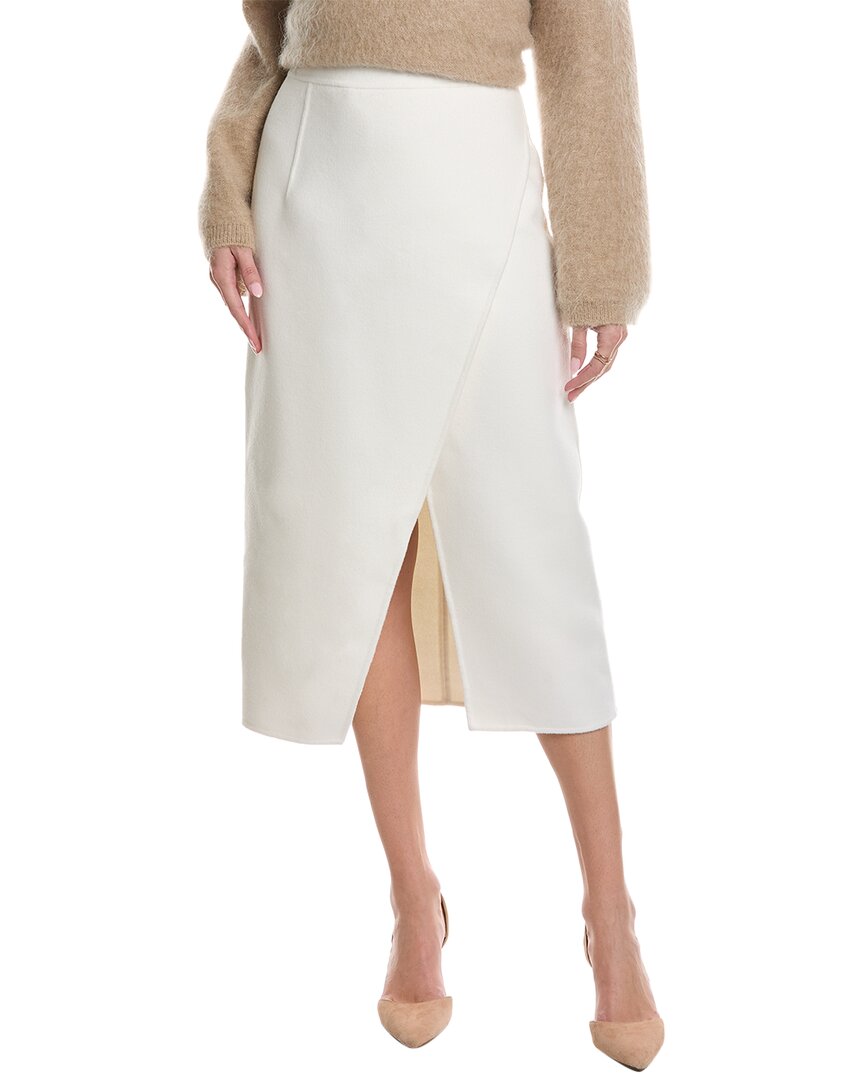 Shop Michael Kors Collection Scissor Wool, Angora, & Cashmere-blend Skirt