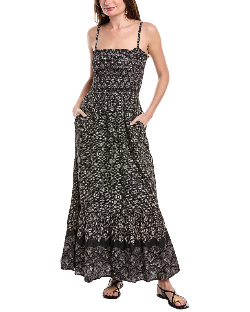 Michael Stars Alejandra Smocked Maxi Dress