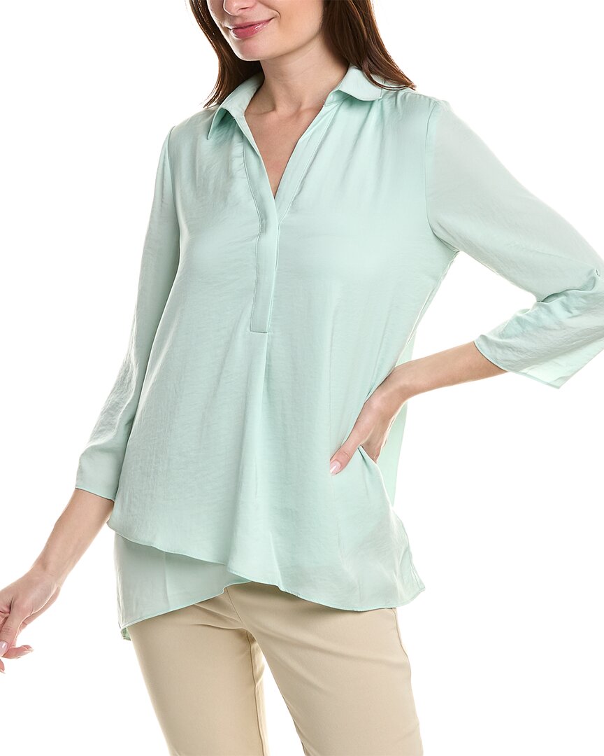 Shop Renuar Blouse In Green