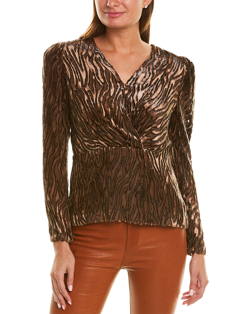 Image of Elie Tahari Amit Silk-Blend Blouse