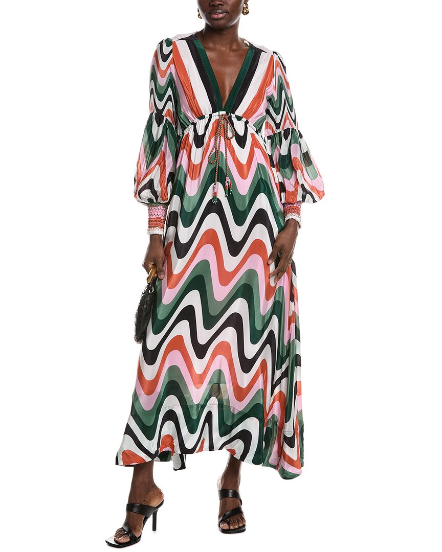Shop Farm Rio Wave Gradient Maxi Dress