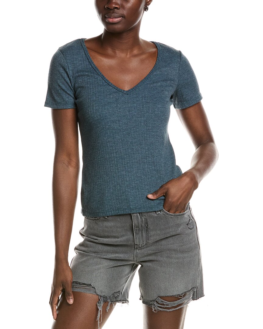 Project Social T Petal V-neck Rib T-shirt