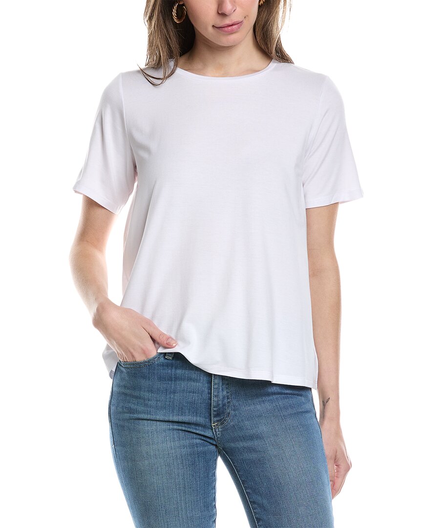 Shop Eileen Fisher T-shirt In White