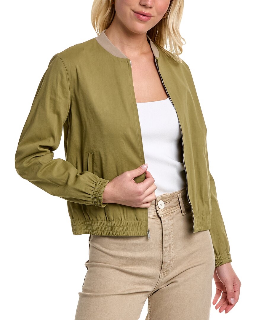 Theory Baharah Linenblend Bomber Jacket In Multi ModeSens