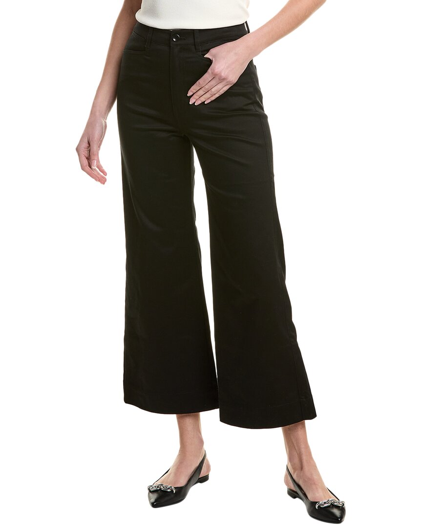 Shop Proenza Schouler White Label Sadie Wide Leg Pant In Blue