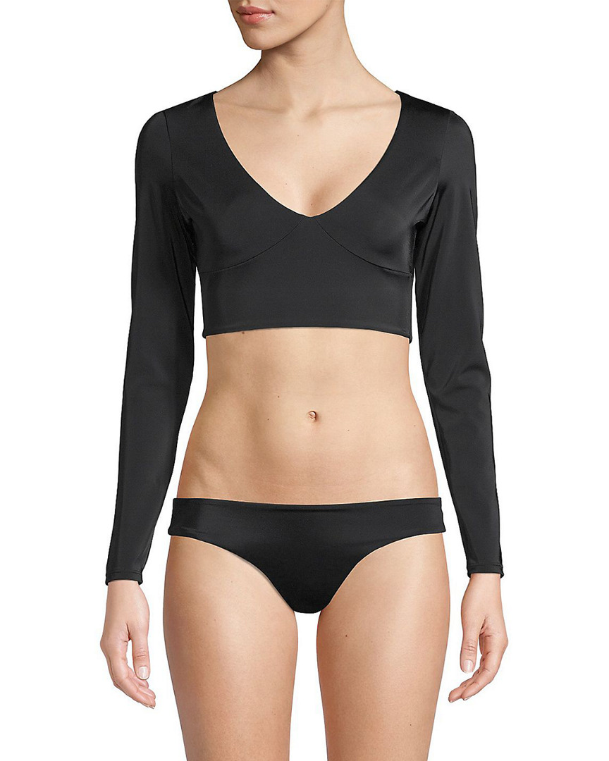 Image of Tori Praver Joslin Cropped Sun Bikini Top