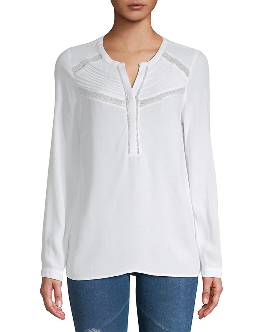 Image of Daniel Rainn Lace Insert Top