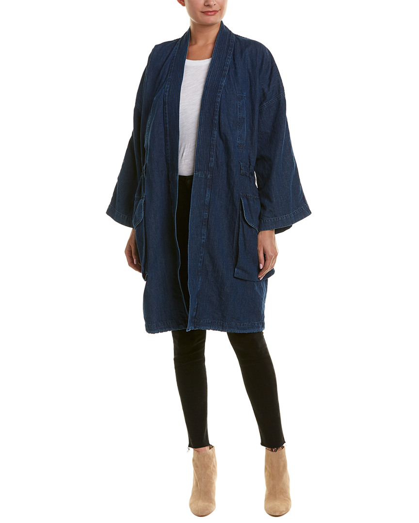Image of Diesel Wendy Linen-Blend Overcoat