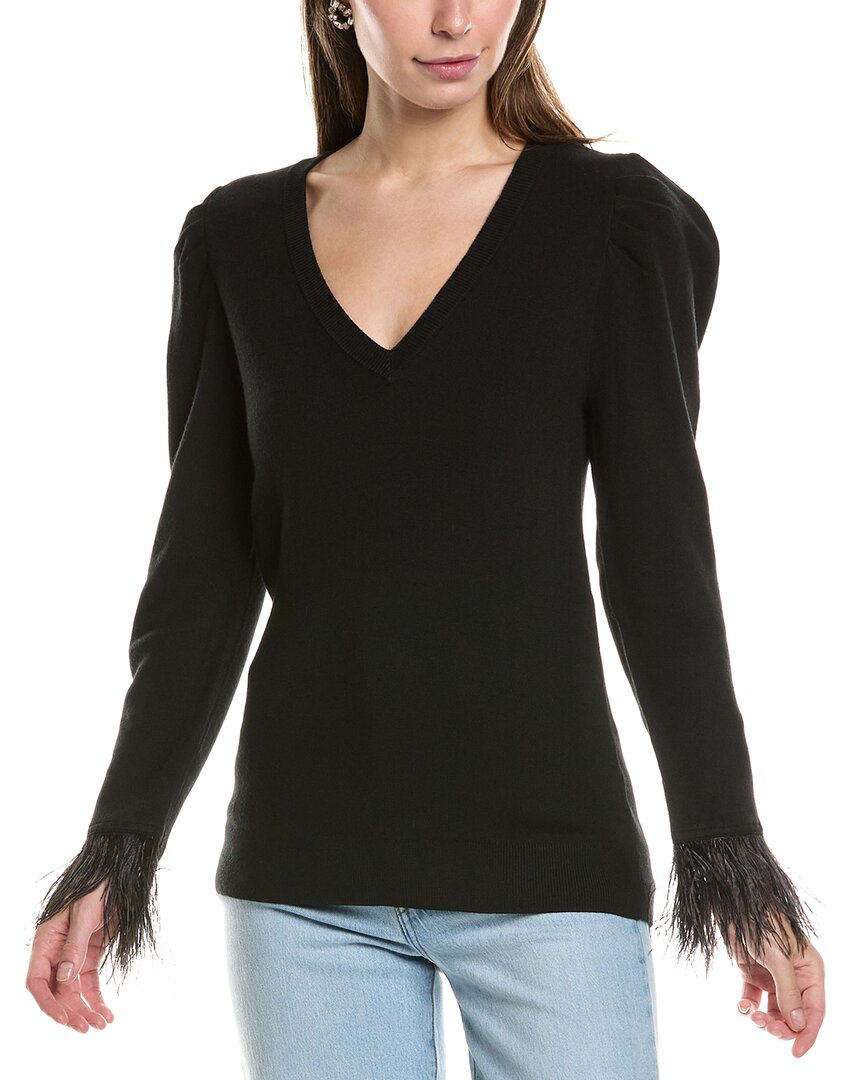 Crosby By Mollie Burch Teddie Wool-blend Sweater In Black