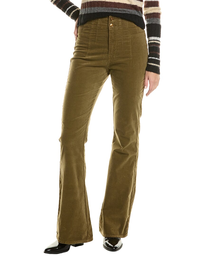 Free People X We The Free Jayde Cord Flare In Green