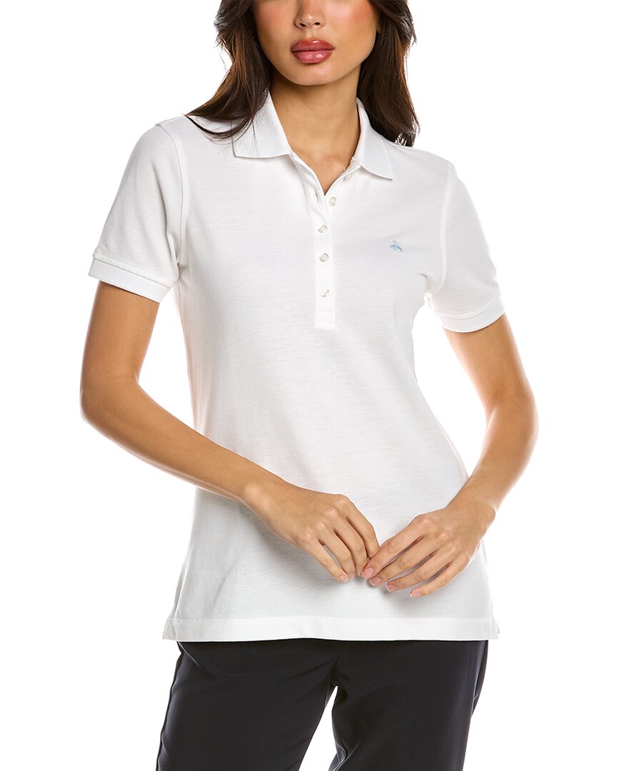 Shop Brooks Brothers Polo Shirt In White