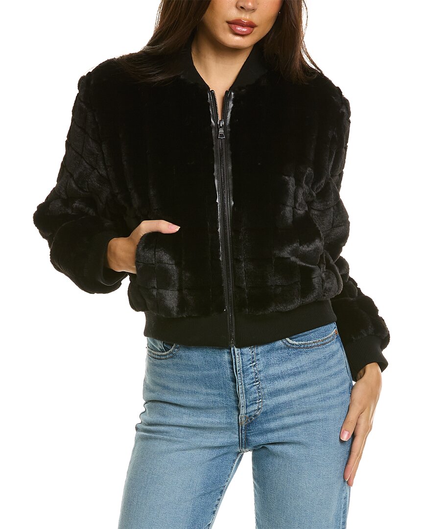 Alice And Olivia Alice Olivia Latanya Crop Wool-blend Varsity