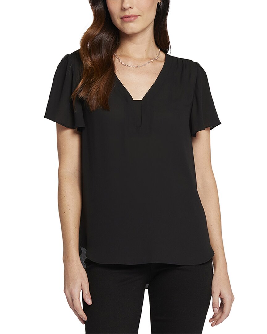 Nydj Flutter Sleeve Blouse