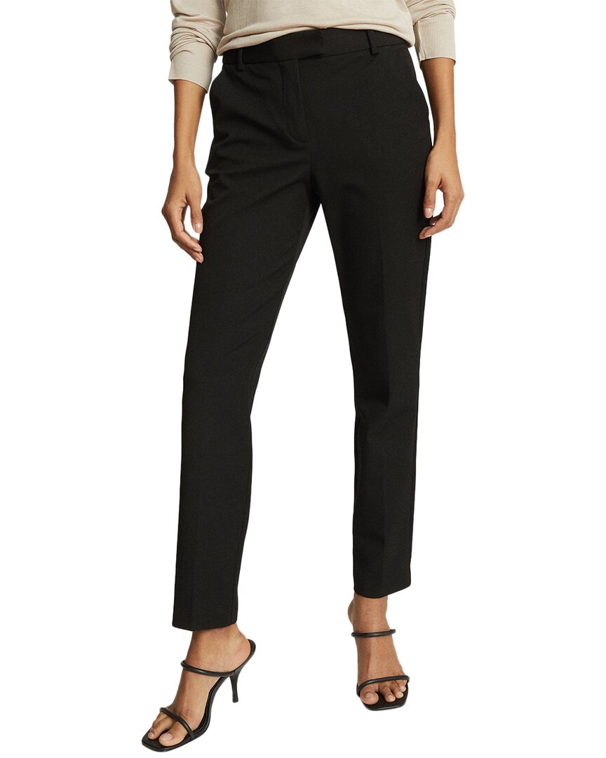 Reiss Joanne Slim Fit Tailored Trouser In Black