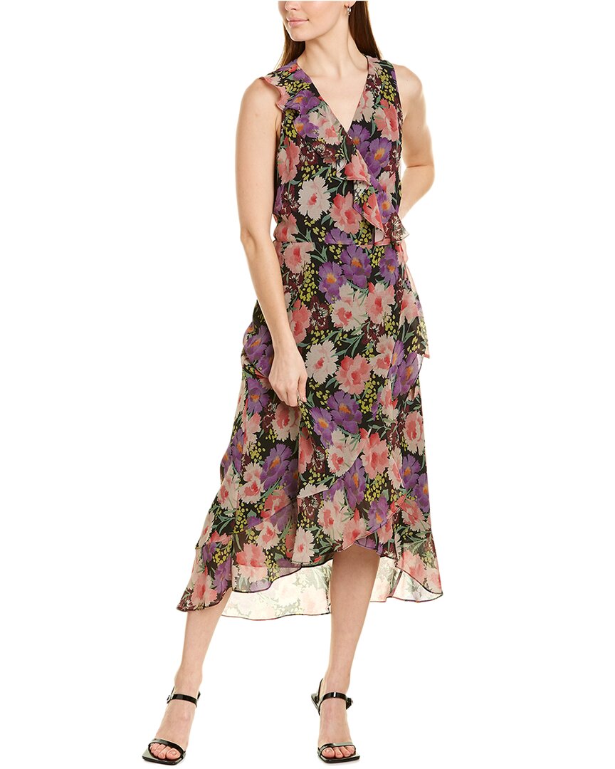 Image of Sara Campbell Floral Wrap Dress