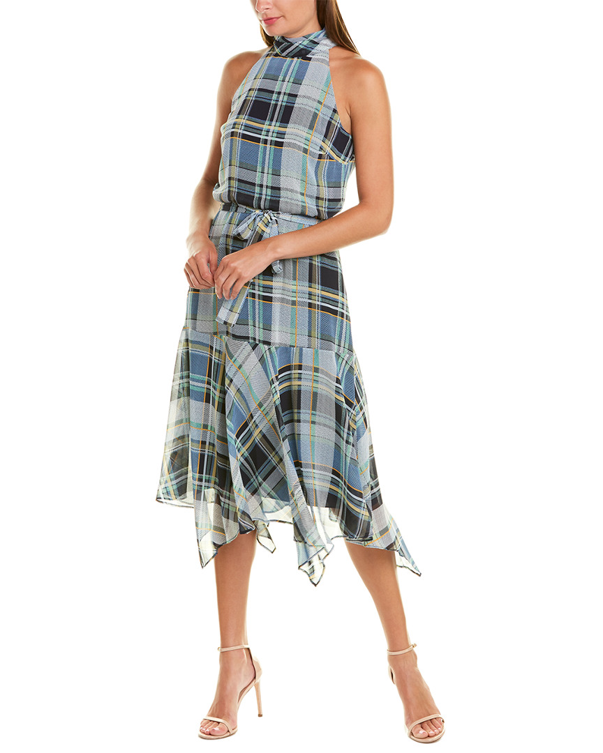 Image of Vince Camuto Mock Neck Midi Dress