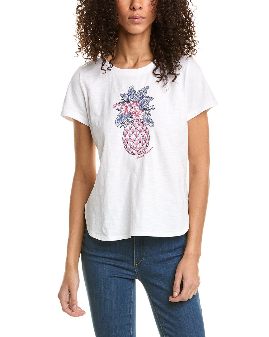 Tommy Bahama Americana Pineapple Lux T-shirt In White