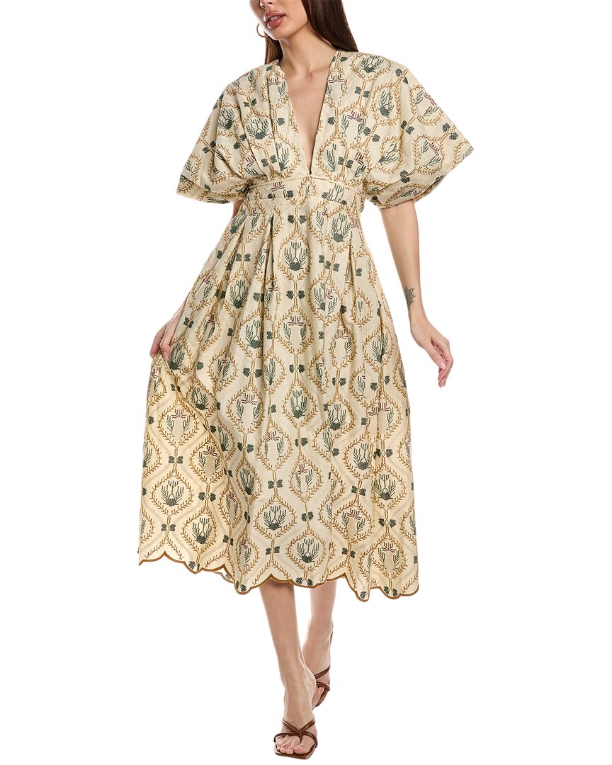 Shop Agua By Agua Bendita Special Maxi Dress In White