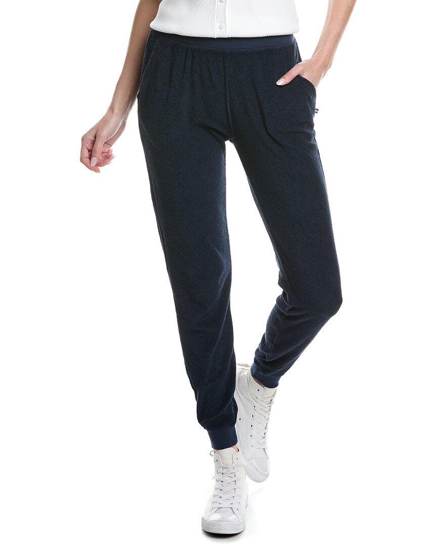 Shop Sol Angeles Loop Terry Jogger Pant In Blue
