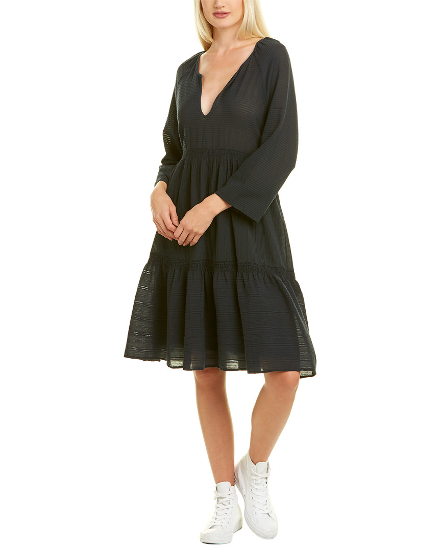 Image of James Perse Collage Shirting Dress
