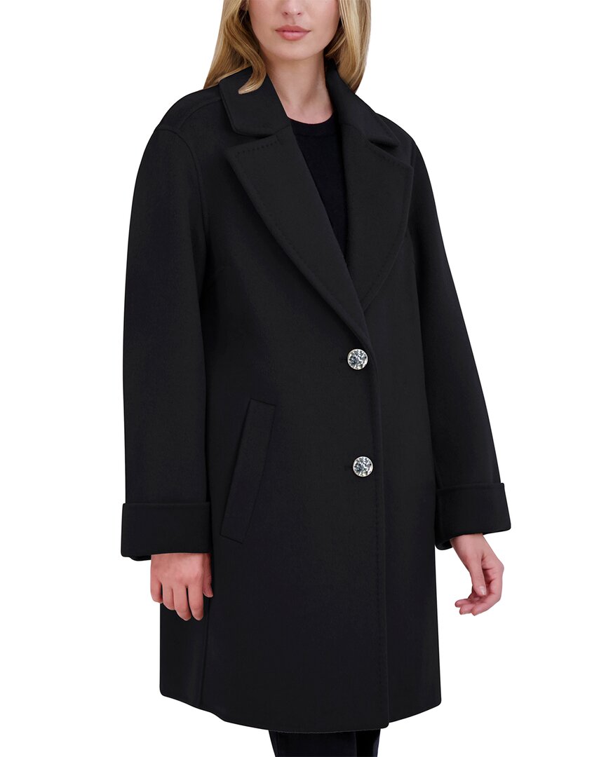 Tahari Sandra Oversize Wool Blend Coat